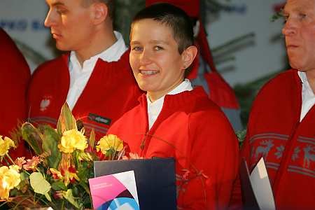 07.02.2006. WARSZAWA CENTRUM OLIMPIJSKIE PRZYSIEGA SKOCZKOWIE KADRA ADAM MALYSZ FOT. JERZY GUMOWSKI / AGENCJA GAZETA MONIKA WOLOWIEC